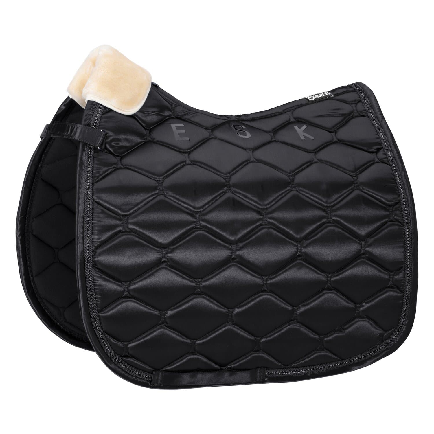 Eskadron Basic Schabracke Satin Crystal black Springen