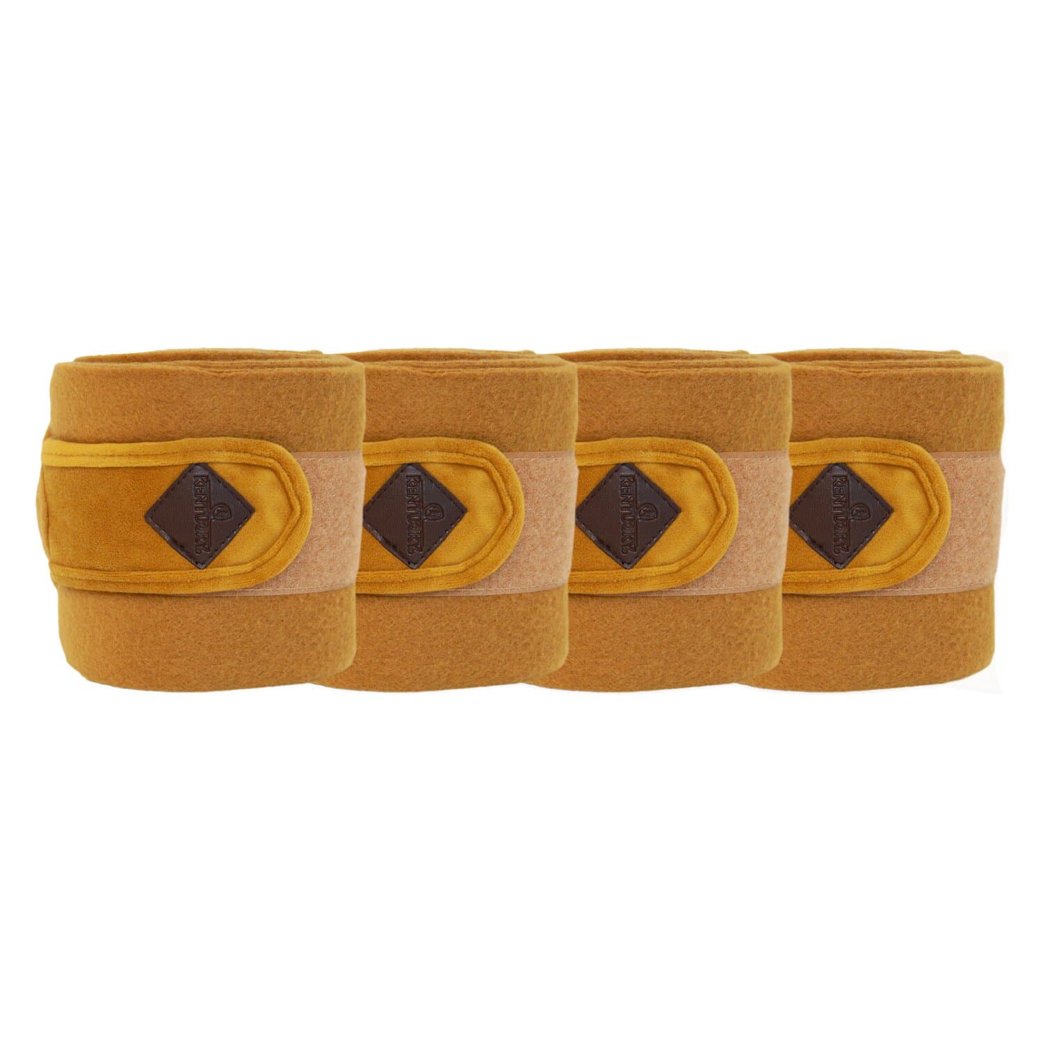 Kentucky Horsewear KENTUCKY Polar Fleecebandagen Velvet senf gelb