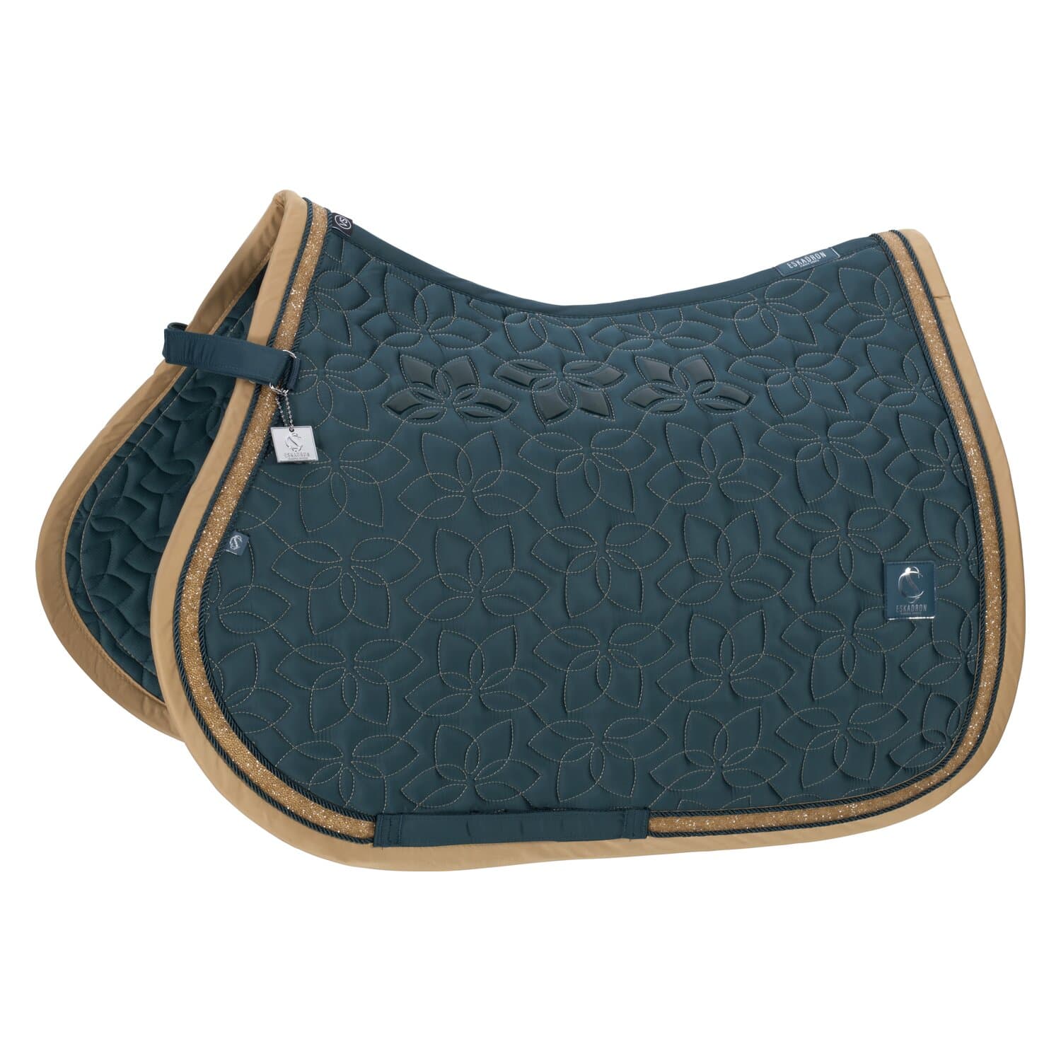 Eskadron Classic Sports Schabracke Glossy Jewel Contrast ocean Dressur